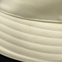 Load image into Gallery viewer, HERMES Harper Bucket Hat Size 57 Blanc Lotus Cotton100%