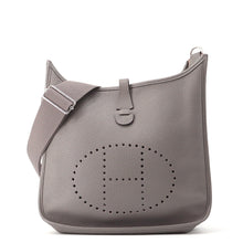 将图像加载到图库查看器中,HERMES Evelyne3 Gris Meyer Taurillon Clemence Size PM