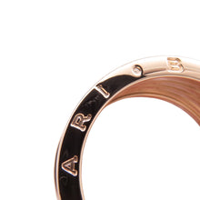 将图像加载到图库查看器中,BVLGARI B.Zero1 Padlock4 Band Ring Size 66/#26AN859089 K18PG BlackCeramic