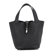 Load image into Gallery viewer, HERMES Picotin Lock Black Taurillon Clemence Size MM
