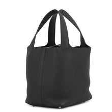 Load image into Gallery viewer, HERMES Picotin Lock Black Taurillon Clemence Size MM