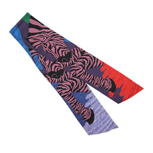 Load image into Gallery viewer, HERMES Zebra Pegasus Maxi Twilly Purple/Multicolor Silk100%