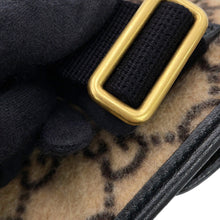 Load image into Gallery viewer, GUCCI GG Wool Crossbody Bag Beige/Black598181 GG Wool Leather