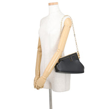 Load image into Gallery viewer, FENDI FirstSmall Shoulder Bag Black8BP129 Leather
