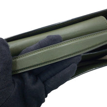 Load image into Gallery viewer, Valextra Valextra Brera 2-way Shoulder Bag Green Leather Size Medium