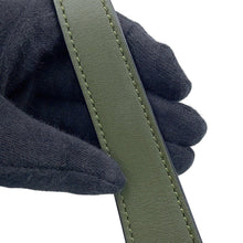 Load image into Gallery viewer, Valextra Valextra Brera 2-way Shoulder Bag Green Leather Size Medium