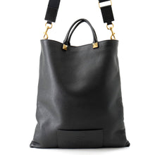 Load image into Gallery viewer, Valentino Garavani Studded 2way Shoulder Bag Black Leather