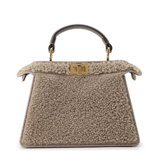 Load image into Gallery viewer, FENDI Peekaboo I See You Petit Gray8BN335 Mouton Leather