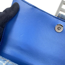 Load image into Gallery viewer, BALENCIAGA Hourglass BB Monogram Denim Bag Blue593546210E64716 Denim Size Small
