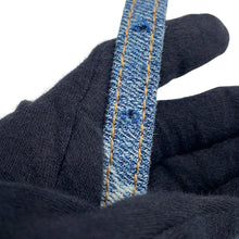 Load image into Gallery viewer, BALENCIAGA Hourglass BB Monogram Denim Bag Blue593546210E64716 Denim Size Small