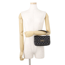 Load image into Gallery viewer, Valentino Garavani Rock Studded Spikes Black7W2B0123NAP_0N0 Lambskin Size Small
