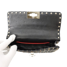 Load image into Gallery viewer, Valentino Garavani Rock Studded Spikes Black7W2B0123NAP_0N0 Lambskin Size Small