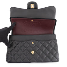 Load image into Gallery viewer, CHANEL Jumbo Matelasse Double Flap Black Lambskin Size 30