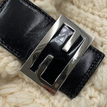 Load image into Gallery viewer, FENDI Mamma bucket White/Black16059 Wool Leather