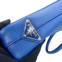 Load image into Gallery viewer, PRADA Briefcase 2way Handbag Blue2VE368_9Z2_F0NOF Saffiano LeatherLeather