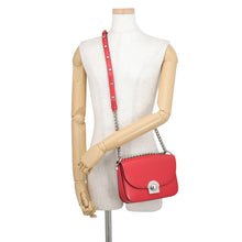 Load image into Gallery viewer, PRADA ChainShoulder Bag Red1BD030 Leather