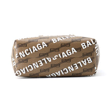 Load image into Gallery viewer, BALENCIAGA BBMonogram Shopper Bag Brown702699 PVC Size Small