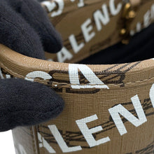 Load image into Gallery viewer, BALENCIAGA BBMonogram Shopper Bag Brown702699 PVC Size Small
