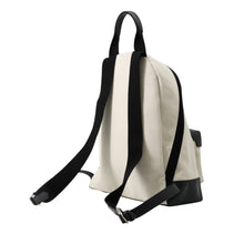 Load image into Gallery viewer, BALENCIAGA Navy Backpack Beige/Black409010AQ38N1081 Canvas Leather