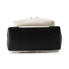 Load image into Gallery viewer, BALENCIAGA Navy Backpack Beige/Black409010AQ38N1081 Canvas Leather
