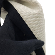 Load image into Gallery viewer, BALENCIAGA Navy Backpack Beige/Black409010AQ38N1081 Canvas Leather