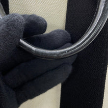 Load image into Gallery viewer, BALENCIAGA Navy Backpack Beige/Black409010AQ38N1081 Canvas Leather