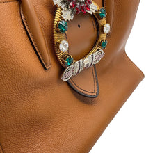 Load image into Gallery viewer, MIUMIU Tote Bag Brown5BG059 Leather