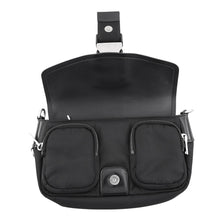 Load image into Gallery viewer, PRADA Re-Nylon Shoulder Bag block1BD295_2ATN_F0002 Nylon BrushedLeather