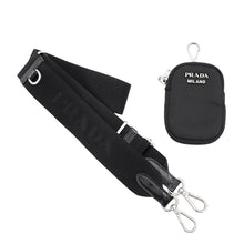 Load image into Gallery viewer, PRADA Re-Nylon Shoulder Bag block1BD295_2ATN_F0002 Nylon BrushedLeather