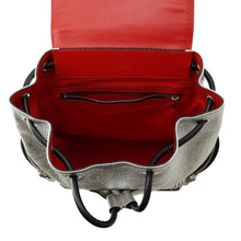 Load image into Gallery viewer, Christian Louboutin Explorer Funk Studded Backpack Silver3175044 Leather