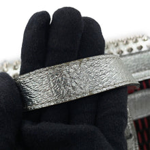 Load image into Gallery viewer, Christian Louboutin Explorer Funk Studded Backpack Silver3175044 Leather