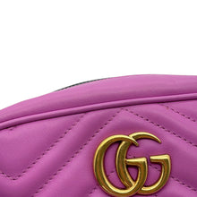 将图像加载到图库查看器中,GUCCI GG Marmont Shoulder Bag Purple448065 Leather