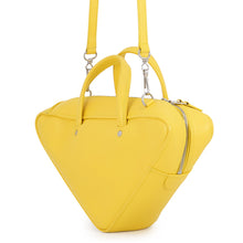 Load image into Gallery viewer, BALENCIAGA Triangle Duffle Bag S Yellow476975 Leather