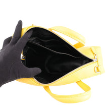 Load image into Gallery viewer, BALENCIAGA Triangle Duffle Bag S Yellow476975 Leather