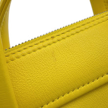 Load image into Gallery viewer, BALENCIAGA Triangle Duffle Bag S Yellow476975 Leather