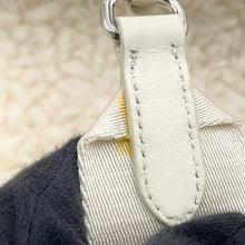 Load image into Gallery viewer, PRADA Triangle Logo Tote 2-Way Handbag White1BG428_2FLI_F0018 Wool Cashmere Size Small