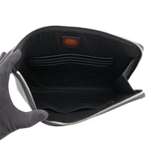Load image into Gallery viewer, Berluti Nino Signature Clutch Bag Black/Brown PVC Size GM