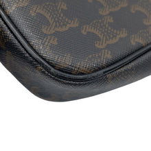 Load image into Gallery viewer, CELINE Triomphe Horizontal Messenger Bag Brown19450 2CIM 38OG PVC Leather Size Medium