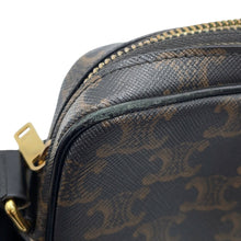 Load image into Gallery viewer, CELINE Triomphe Horizontal Messenger Bag Brown19450 2CIM 38OG PVC Leather Size Medium