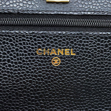 将图像加载到图库查看器中,CHANEL Classic Chain Wallet BlackAP4241 Caviar Leather