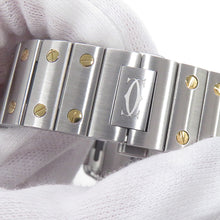 将图像加载到图库查看器中,CARTIER Santos de Cartier MM W35.1mm Stainless Steel K18YG Opaline DialW2SA0016