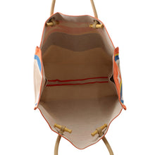 Load image into Gallery viewer, HERMES Escale à la Plage beach bag Ashie/Multicolor Toile H