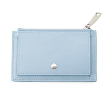 Load image into Gallery viewer, Bottega Veneta Fragment Card Case Light Blue Leather