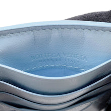 Load image into Gallery viewer, Bottega Veneta Fragment Card Case Light Blue Leather