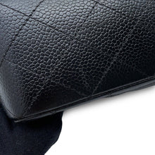将图像加载到图库查看器中,CHANEL Matelasse W-Flap W-Chain Shoulder Bag BlackA01113 Caviar Leather Size 23