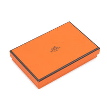 Load image into Gallery viewer, HERMES Calvi Duo Blue Tempete Epsom