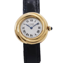 将图像加载到图库查看器中,CARTIER Mast Trinity W27mm SV925 Leather Silver DialW1010644