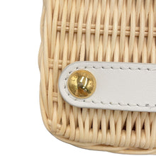 Load image into Gallery viewer, LOUIS VUITTON Capucines snowM26004 Rattan Cowhide Leather Size MINI