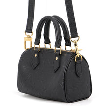 将图像加载到图库查看器中,LOUIS VUITTON Nano Speedy NoirM82450 Monogram Empreinte Leather