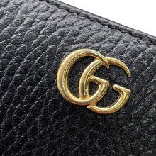 将图像加载到图库查看器中,GUCCI GG Marmont Compact Wallet Black772738 Leather
